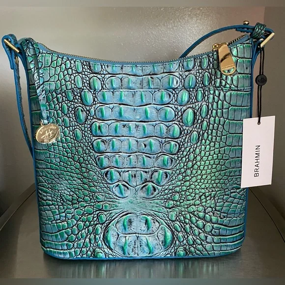 BRAHMIN..IRIDESCENT ESPLANADE CROSSBODY HANDBAG - Picture 9 of 15